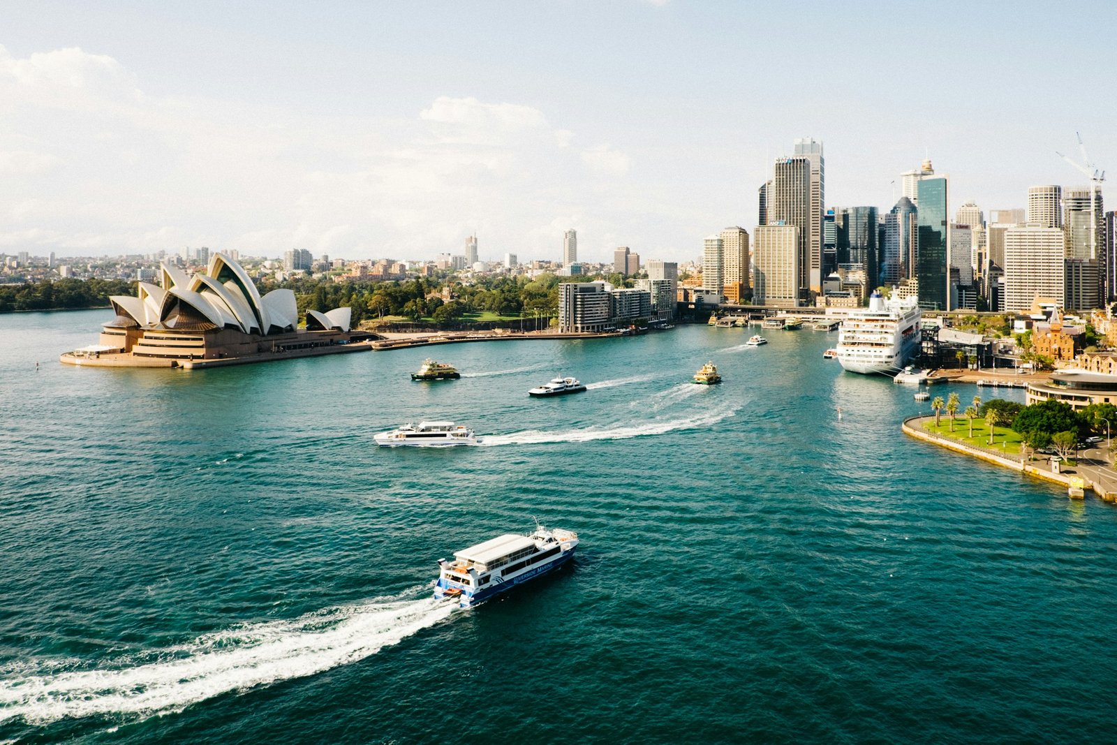Sydney harbour and city skyline